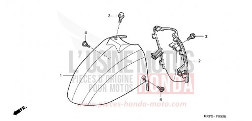 FRONT FENDER SCV100F5 de 2005
